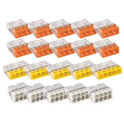 WAGO Klemmen 2273 3, 5, 8 adrig bis 2,5mm2 - WAGO 2273 3/5/8 adrig