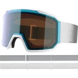 Salomon S/View 3 Photochromic Skibrille (Größe One Size, weiss)