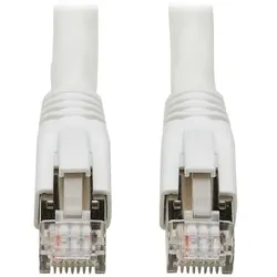 Eaton Tripp Lite Series Cat8 25G/40G Certified Snagless Shielded S/FTP Ethernet Kabel (RJ45 Stecker/Stecker), PoE, White, 6 ft. (1.83 m)