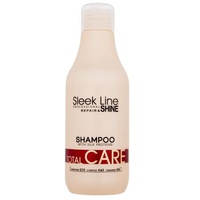 Stapiz Sleek Line Total Care Shampoo 300 ml Shampoo für trockenes und glanzloses Haar für Frauen