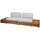MCW Garten-Garnitur MCW-L28, Lounge-Set Sitzgruppe Lounge-Sessel Sofa, Spun Poly Akazie Holz MVG - Polster hellgrau