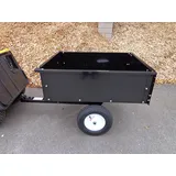 Hänger Anhänger für Rasentraktor Kipper 225 kg Nutzlast
