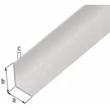 GAH Alberts Winkelprof. gleichsch., ungelocht L1000x B20x H20x S1, 5mm Aluminium F1