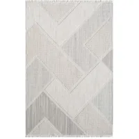 Carpet City Kurzflor-Teppich, Creme, Textil, Grafikmuster, Rechteckig, 160x230 cm,