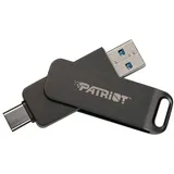 Patriot Rage R550 256 GB USB-A, USB-C), USB Stick, Schwarz