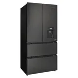 Concept LA6683DS, Freistehend, French door, Schwarz, Berührung, Edelstahl, 506 l - Schwarz