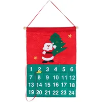 Pearl Adventskalender zum Selbstbefüllen, Weihnachtsmann-Motiv, 42,5 x 30 cm