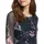 Tom Tailor Midi-Meshkleid Blau Big Flower 36