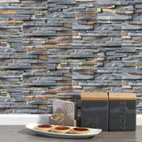 Wandaufkleber mit Ziegelstein-Effekt, für TV-Wände, Sofa-Hintergrund, Schlafzimmer, Küche, Badezimmer, Wanddekoration, Fliesenaufkleber,abziehen und aufkleben, selbstklebende Fliesenaufkleber,54 pcs
