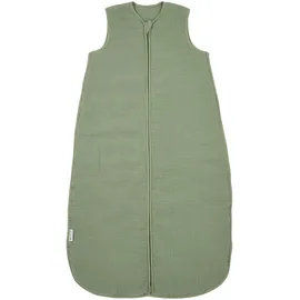 Meyco Baby Ganzjahres-Schlafsack Musselin pre-washed 2.0 Tog gruen, 70