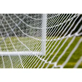 Netsportique Fußballtor Weiß 7,32 x 2,44 x 0,8 x 2 m