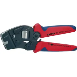 Crimpzange KNIPEX Bereich: 0.08 - 10.0 + 16 qmm (für Aderendhülsen, Fronteinführung)