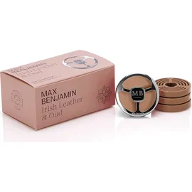 Max Benjamin Auto-Lufterfrischer Irish Leather & Oud Set 5 El.