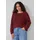 QS Strickpullover Melierter Rot 4XL