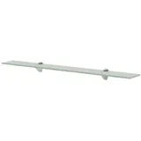 vidaXL Schwebendes Regal Glas 80x20 cm 8 mm