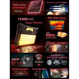 Cubot Tab KingKong S 4G 10,1" 16 GB RAM 256 GB Schwarz