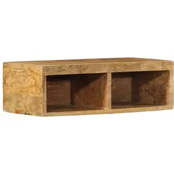 TV-Wandschrank 60x30x19 cm Raues Mangoholz