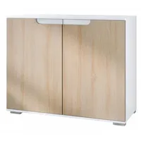 Vladon Kommode, Eiche San Remo, Holzwerkstoff, 92.5x75.5x35 cm, Wohnzimmer,