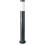 V-Tac Laterne Edelstahl 80 cm mit E27 Lampenfassung, Bewegungsmelder, grau