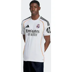 Fußballtrikot ADIDAS PERFORMANCE "REAL H JSY", Herren, Gr. M, weiß, Obermaterial: 100% Polyester, sportlich, Rundhals, Kurzarm, Trikots