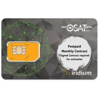 OSAT Iridium Globaler monatlicher Vertragsservice, Airtime-Plan, Satellitentelefon – Online-Aktivierung – für 9555, Extreme 9575, Iridium GO!, 9505 und 9505A