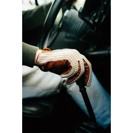 Roeckl LE MANS AUTOFAHRER Handschuhe Braun 9,5
