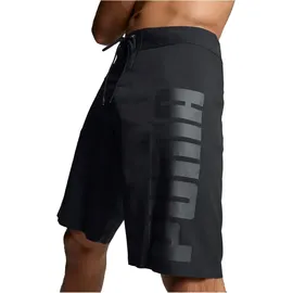 Puma Badeshorts Long Board Schwarz L
