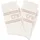 Copenhagen Studios Langsocken 2er Pack Weiß/Taupe 43-46