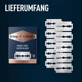 Gillette King C. Gillette Rasierklingen 10 St.