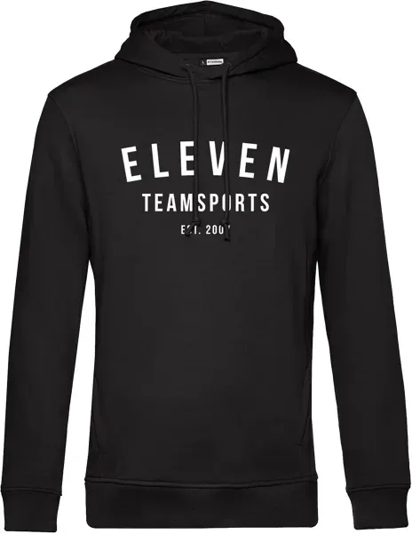 11teamsports established 2007 Hoody Schwarz Weiss