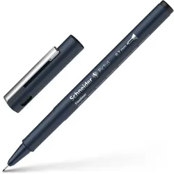 Schneider Schreibgeräte Pictus, Schwarz, Fein, Schwarz, Kunststoff, Rund, Tinte