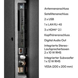Medion MD 855300 55" 3840 x 2160 Pixel LED 4K Fernseher