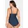 sheego Badeanzug Damen Blau 56 Cup F