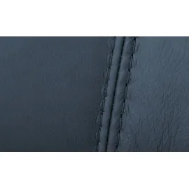 HIMOLLA Trapezsofa Leder 3-Sitzer Blau