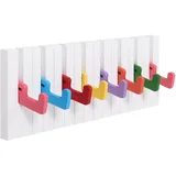 Ricoo Garderobenhaken Piano Design Bunt