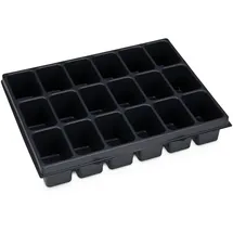 BS Systems Werkzeugeinlage Polystyrol schwarz ohne Bestückung