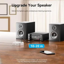 Vention Bluetooth USB-Audioempfänger für das Auto - Grau