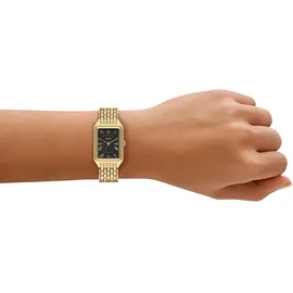 Fossil Raquel Damenuhr, Quarz-Dreizeigerwerk mit Edelstahlarmband