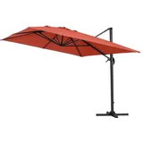 Habitat Et Jardin - Ampelschirm 'Sun 4' - 3 x 4 m - Rot