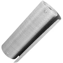 nyvi Balkonverkleidung 90 x 300 cm Weiß Polyrattan