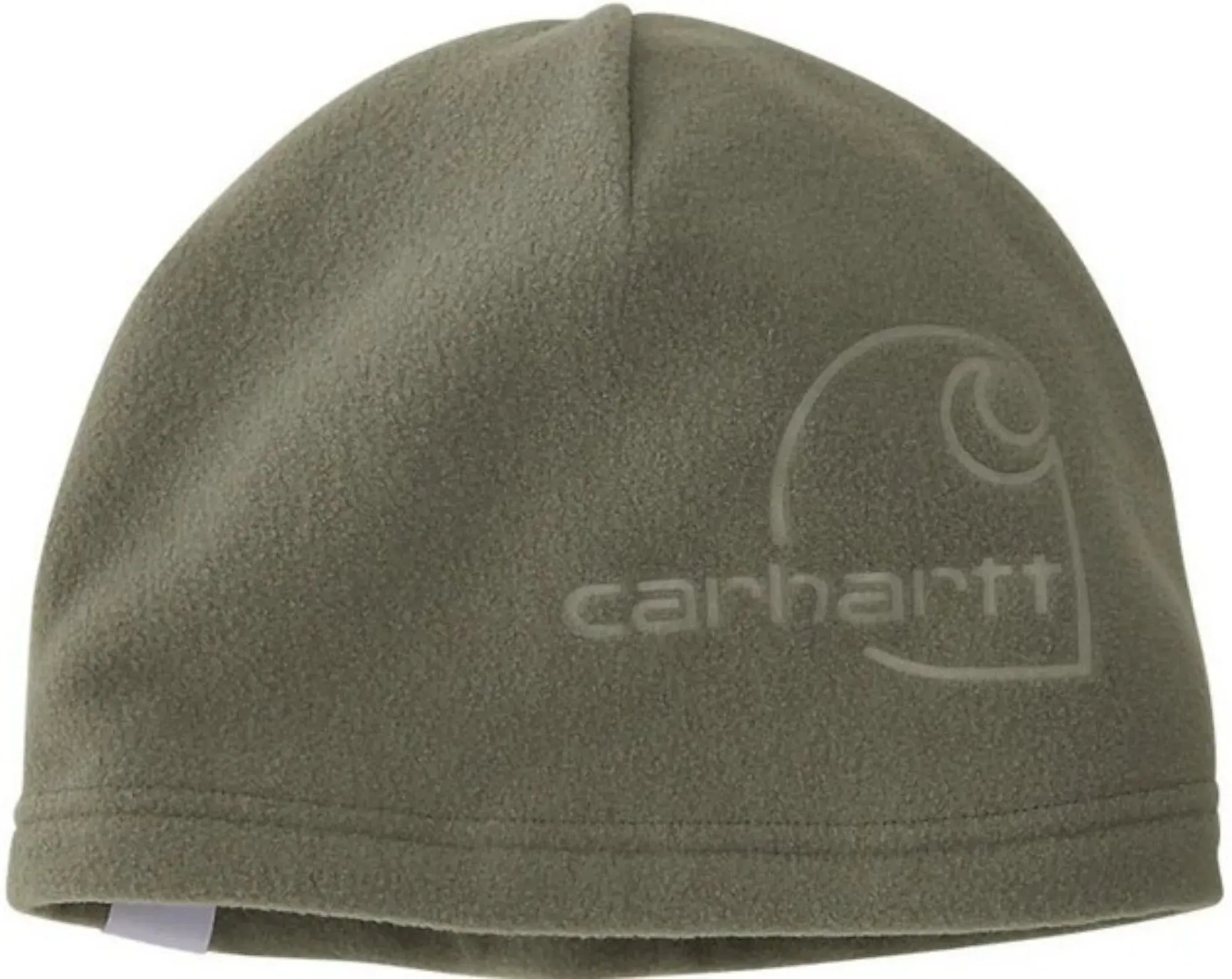 Carhartt Fleece Debossed Hoed, groen Voorman
