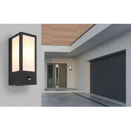 GLOBO Außenleuchte Metall 120 x 320 mm 1x E27 schwarz
