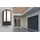 GLOBO Außenleuchte Metall 120 x 320 mm 1x E27 schwarz