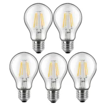 blulaxa® LED Filament Lampe A60 49252 7W E27 810 lm warmweiß 5 St.