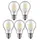 blulaxa® LED Filament Lampe A60 49252 7W E27 810 lm warmweiß 5 St.