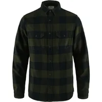 Fjällräven Övik Heavy Flannel Hemd Deep Forest/Dark Navy L