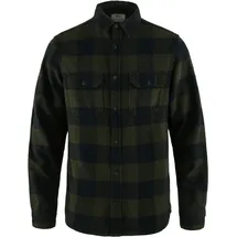 Fjällräven Övik Heavy Flannel Hemd Deep Forest/Dark Navy L