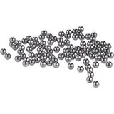 Relaxdays Relaxdays, Silber Stahlkugeln 500er Set, Ø 7 mm, Metallkugeln für Steinschleudern, ungehärteter Stahl, Schleudermunition