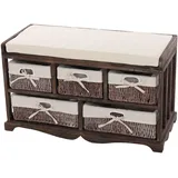 MCW Kommode 77 x 45 x 36 cm Braun