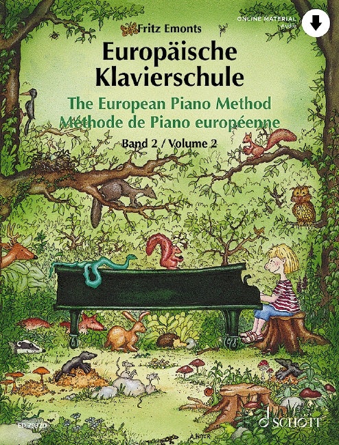 Europäische Klavierschule 2 inkl. Online Audio